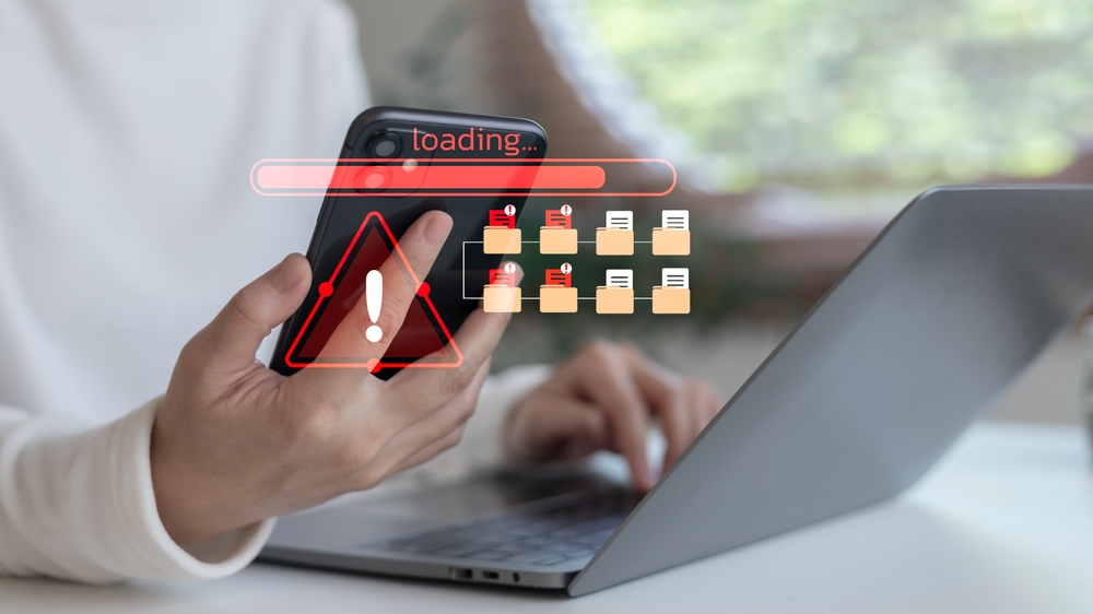 Smartphone,Warning,Alert,,Dangerous,File,Icons,And,Loading,Bar,Scam,Hack,Hacking,Hacker