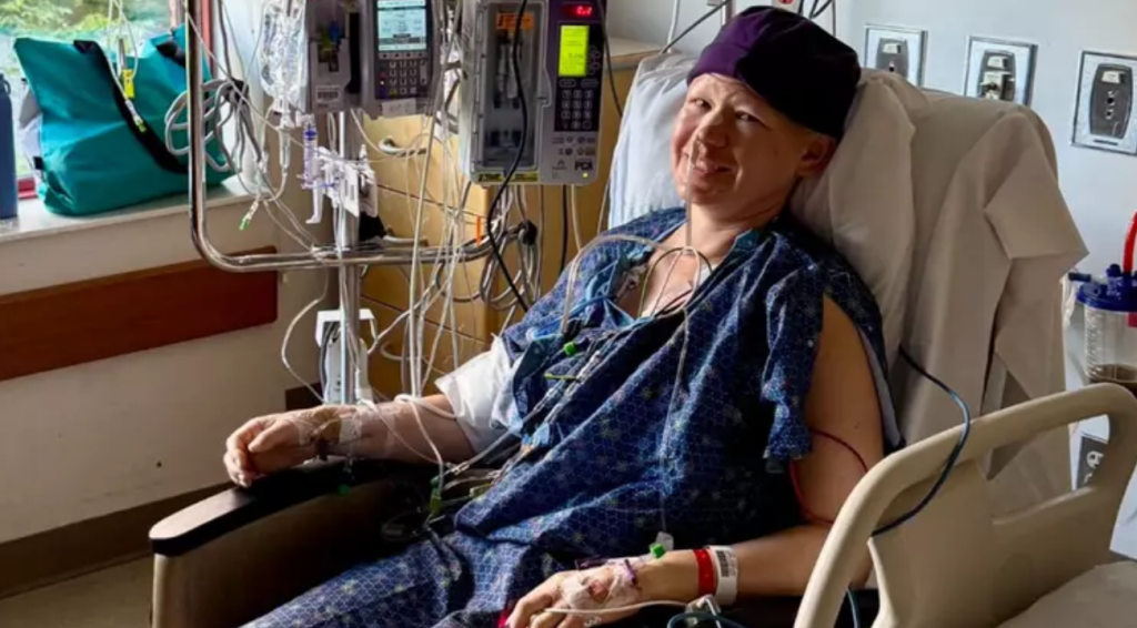 Troede det bare var en bihulebetændelse: Mor til to fik alvorlig kræftdiagnose