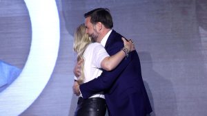 Erika Kirk explains what JD Vance whispered during viral hug