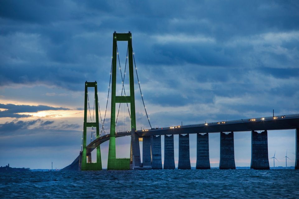 Derfor lyser Storebæltsbroen op i grønt den 16. november
