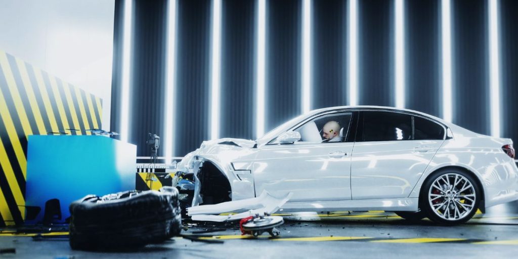 car crash bil biltest