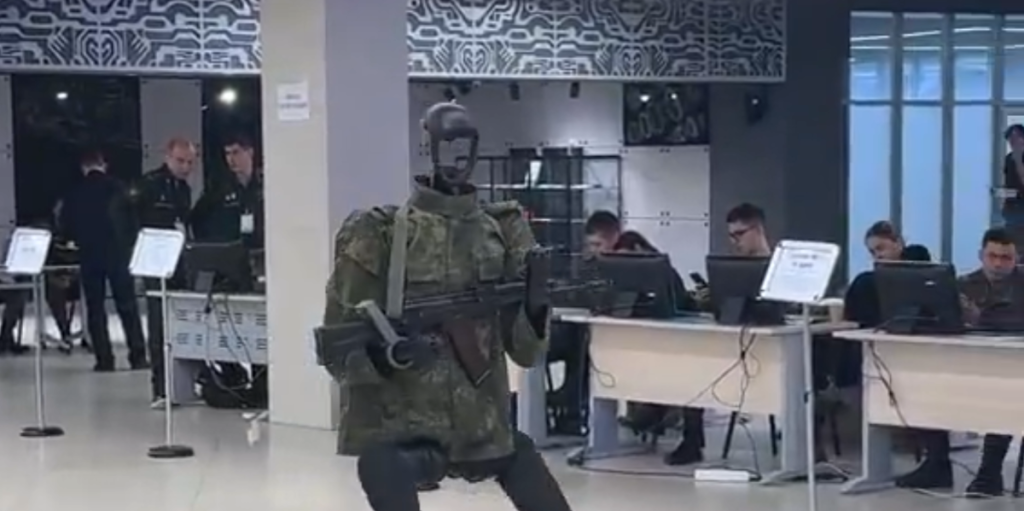 Video reveal more details about humanoid robot developed by the Russian military