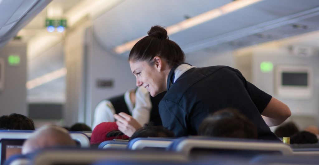 Flight attendant, flight