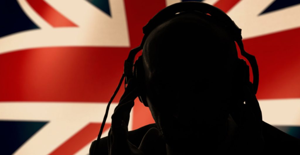 MI6 Storbritannien flagga