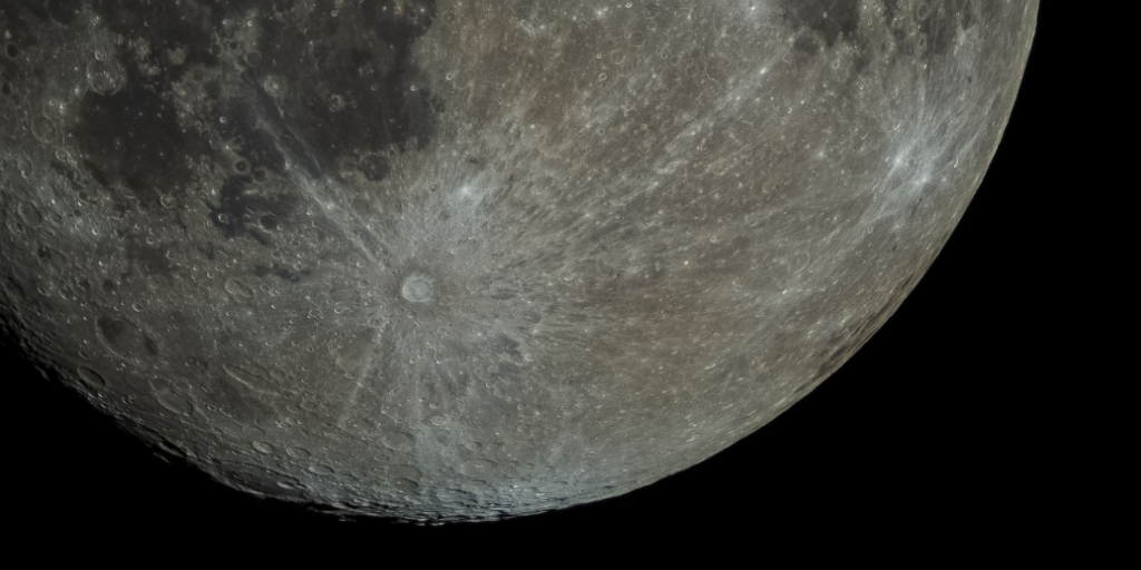 Moon, South Pole, Tycho Brahe crater
