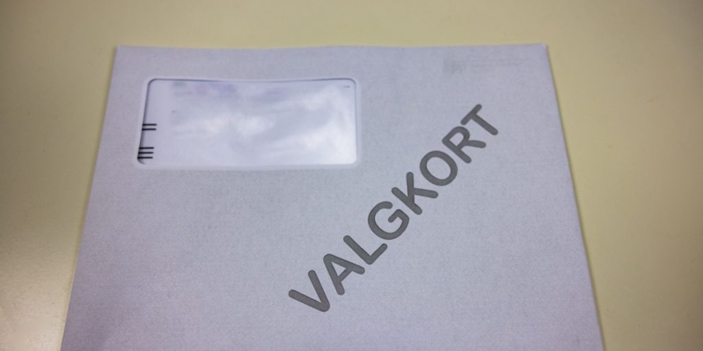 Valgkort, stemme