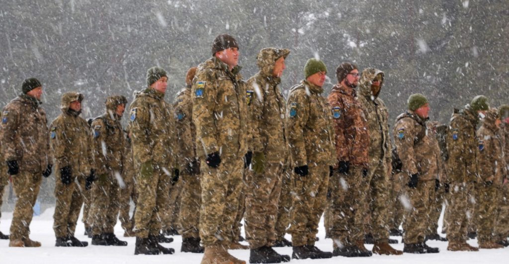 ukraine, soldiers, winter