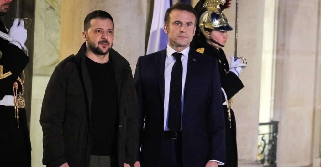 Emmanuel Macron, Zelenskyj
