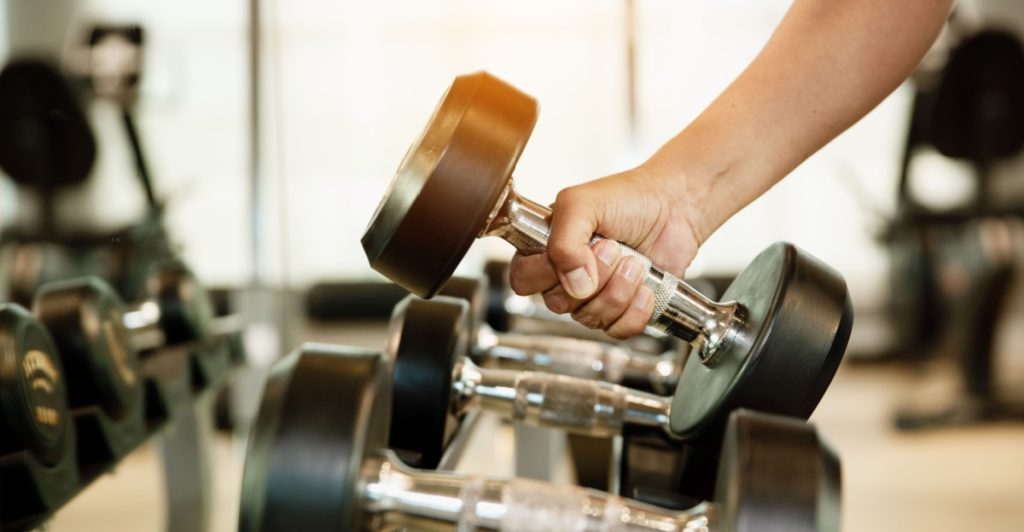 Workout, weightlifting