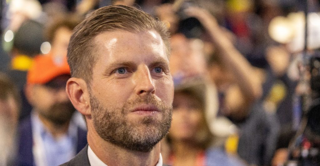 Eric Trump öppnar för ny Trump-period: ”Det kunde lika gärna vara jag 2028”