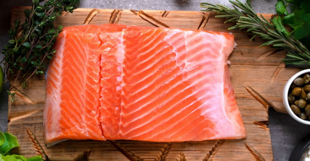 öringfilé, ørred, herring