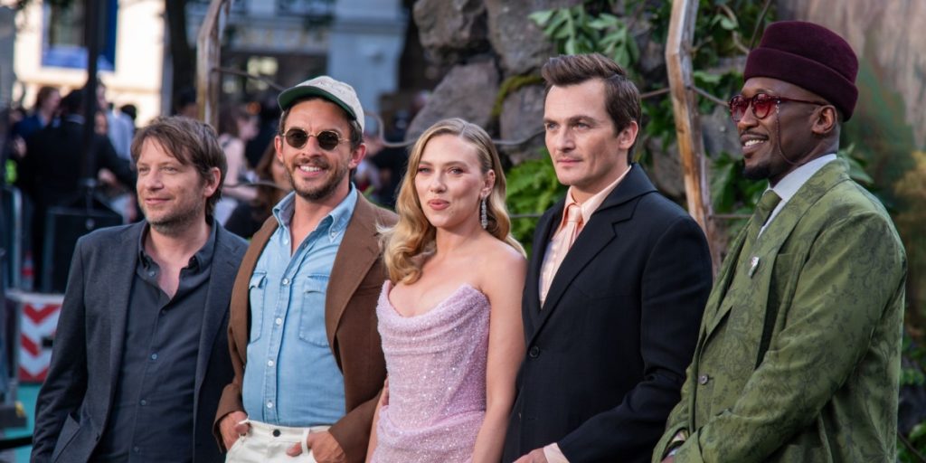 Gareth Edwards, Jonathan Bailey, Scarlett Johansson, Rupert Friend, Mahershala Ali