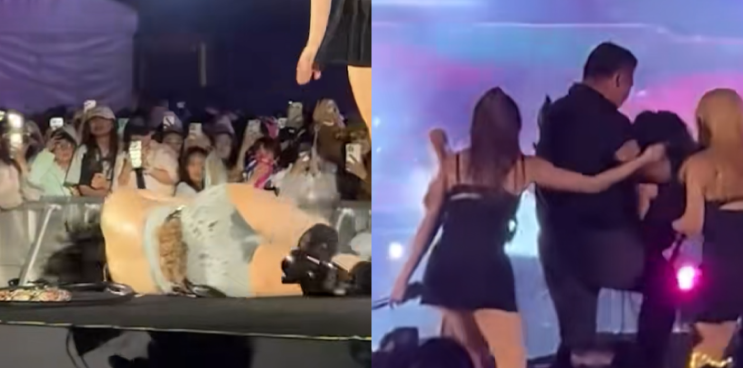 Blev båret af scenen: Sanger kollapser midt under koncert