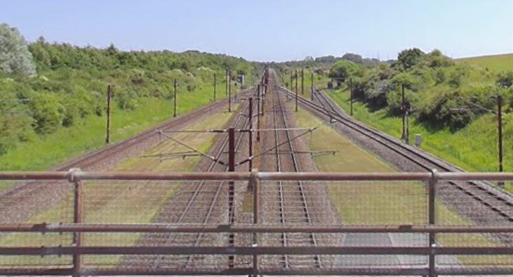 togbane, korsør station