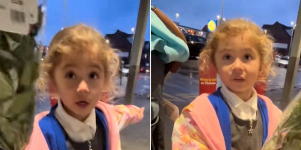 Lille pige overrasker med uselvisk gestus overfor hjemløs mand: Har rørt tusindvis verden over