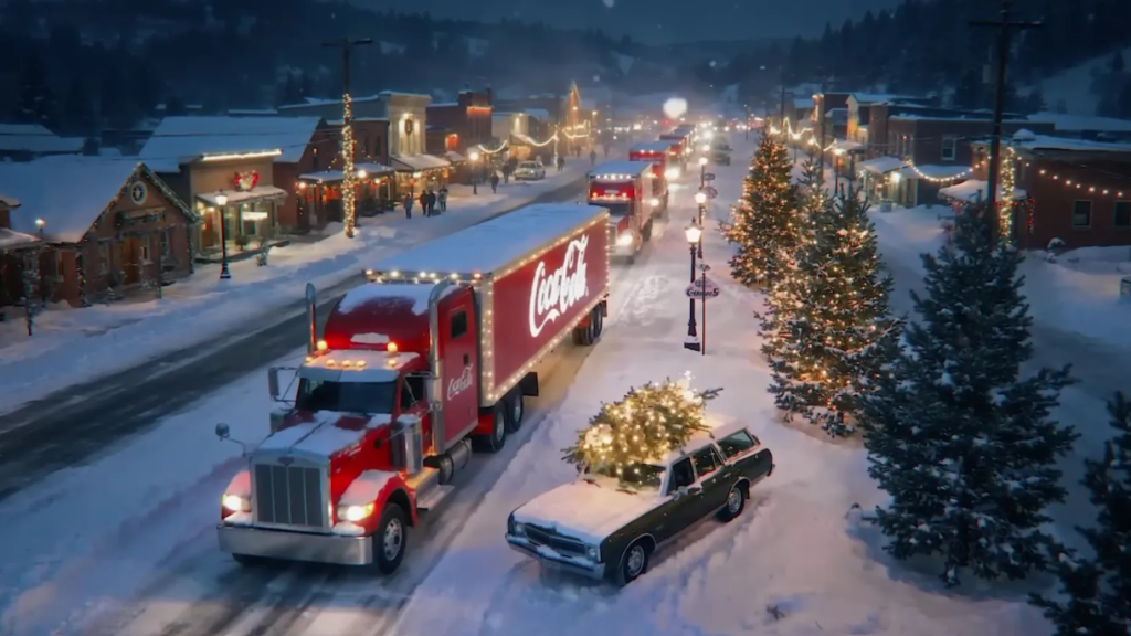 coca cola christmas ad