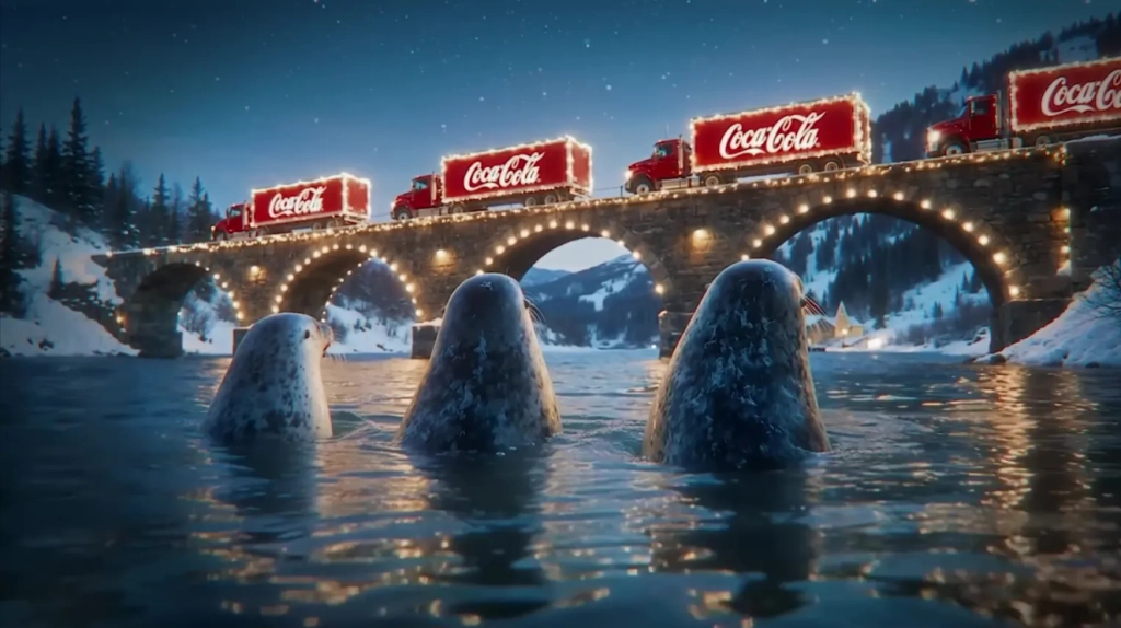 coca cola christmas ad