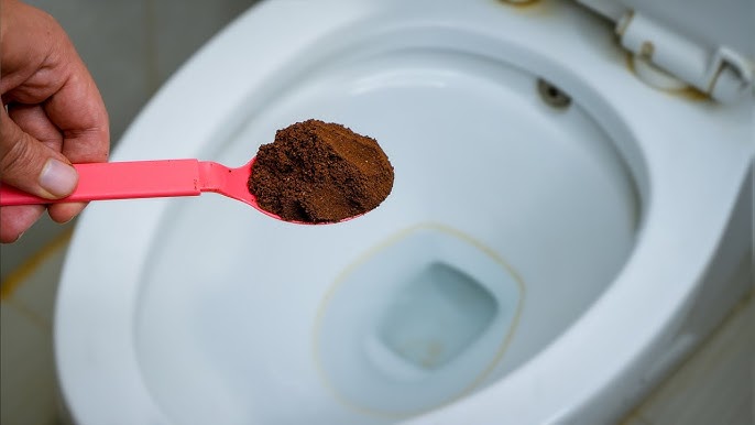 kaffegrut, toalett, do