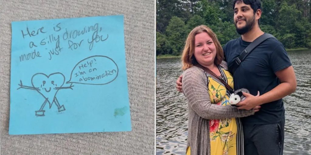 Kvinde lægger hver dag seddel i kærestens madpakke: Er i tårer, da hun opdager, hvad han gør med dem