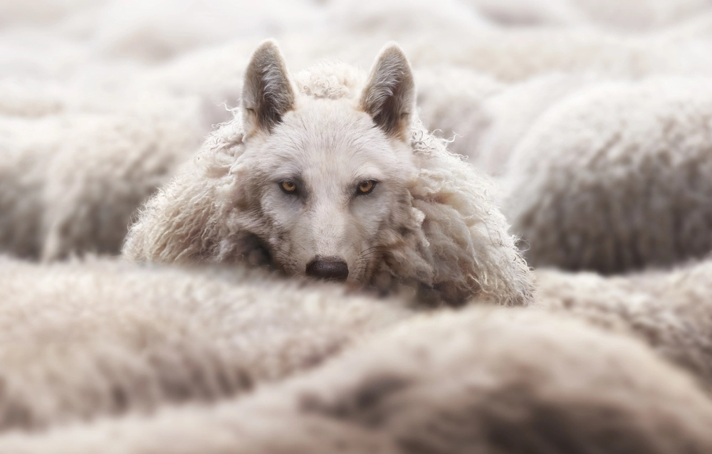 Wolf in sheep's clothing, ulv i fåreklæder