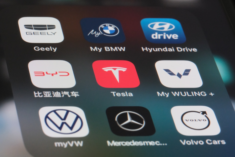 Tesla,BYD,Geely,Hyundai,Volvo,WULING,BMW,Mercedes