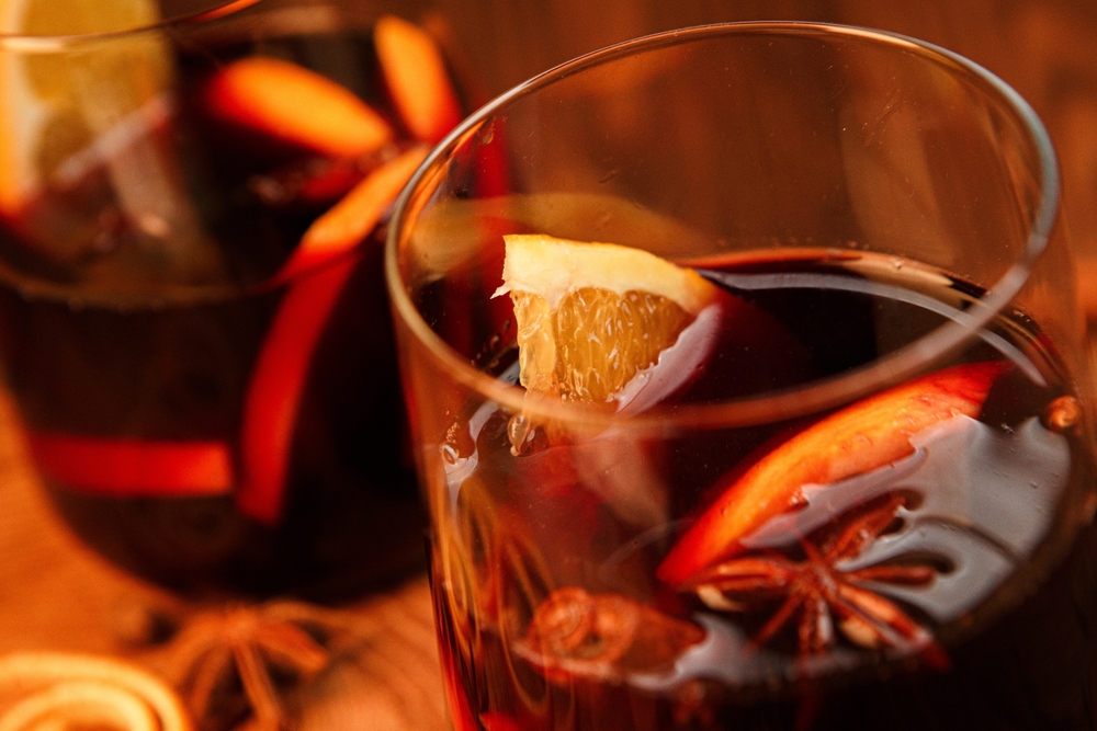 Two,Glasses,Of,Mulled,Wine