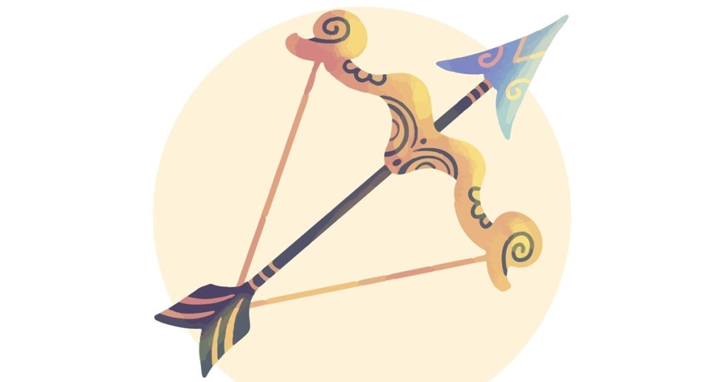 Hand,Painted,Zodiac,Symbols,Signs, Sagittarius