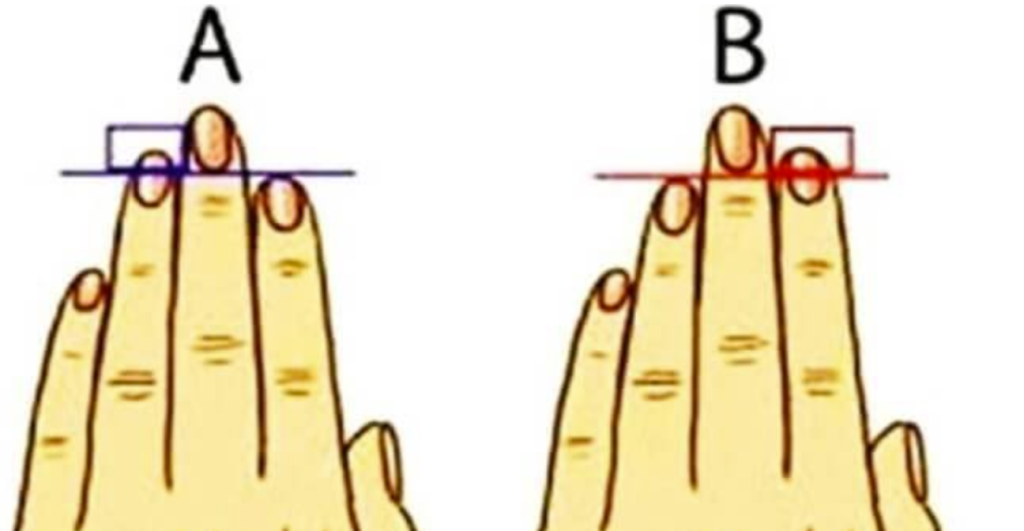 Hvilken en af dine fingre er længst? Afslører mere om dig, end du tror