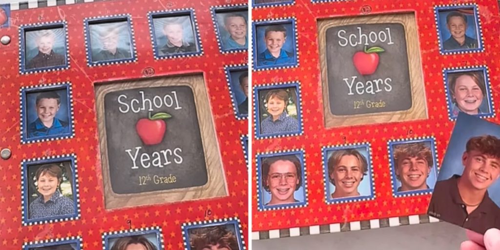 Mor kiggede på sin søns nye skolefoto: 1 ting fik hende til at bryde sammen i gråd