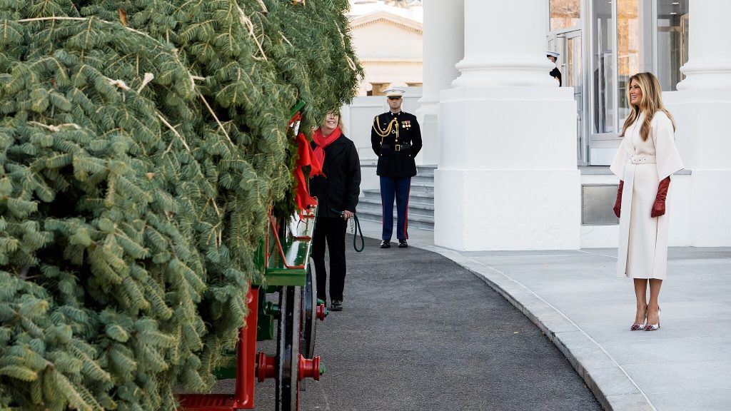Melania Trump unveils White House holiday decor and sparks widespread reaction