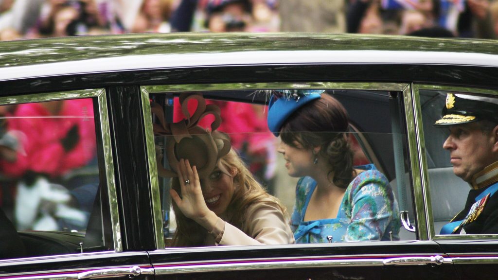 Princesses Beatrice and Eugenie of York