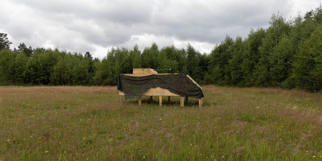 mock tank decoy wood