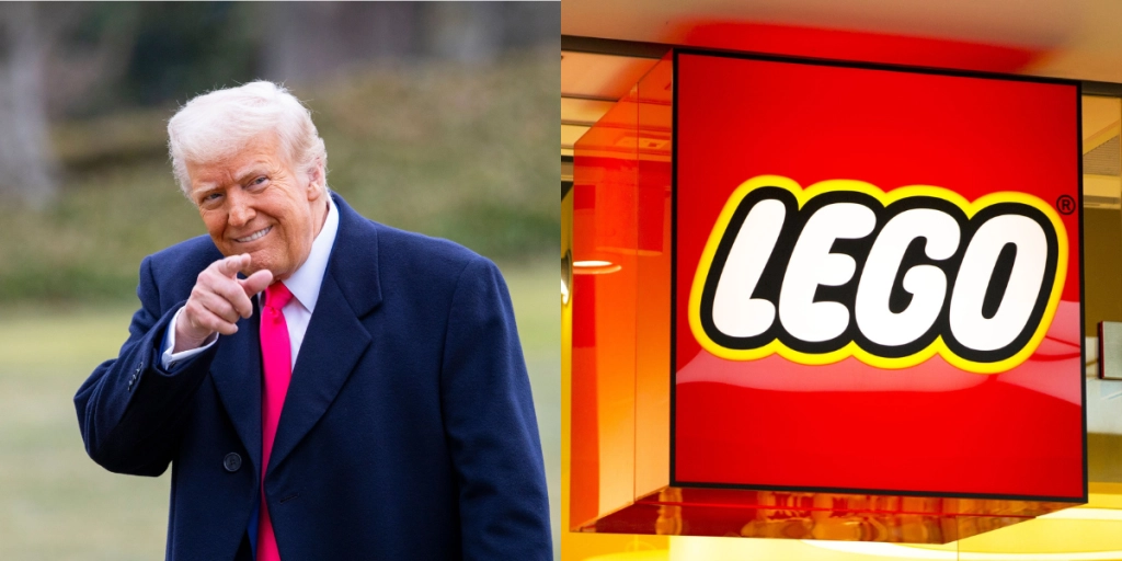 Se de vilde billeder: Trump og Lego slår pjalterne sammen