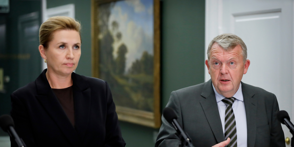 Mette Frederiksen og Lars Løkke bliver savet midt over: Rammer bunden