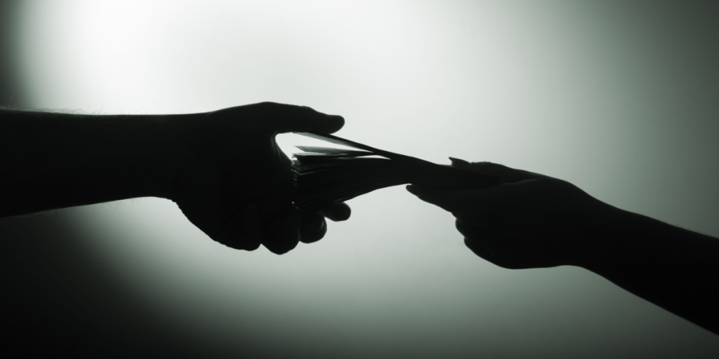 Corruption, black market