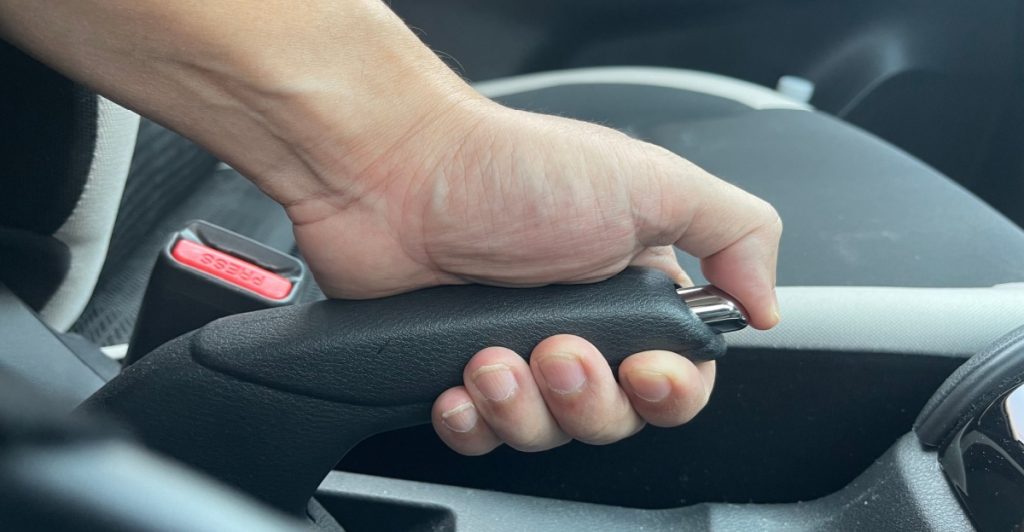 Hand break, handbroms, håndbremse