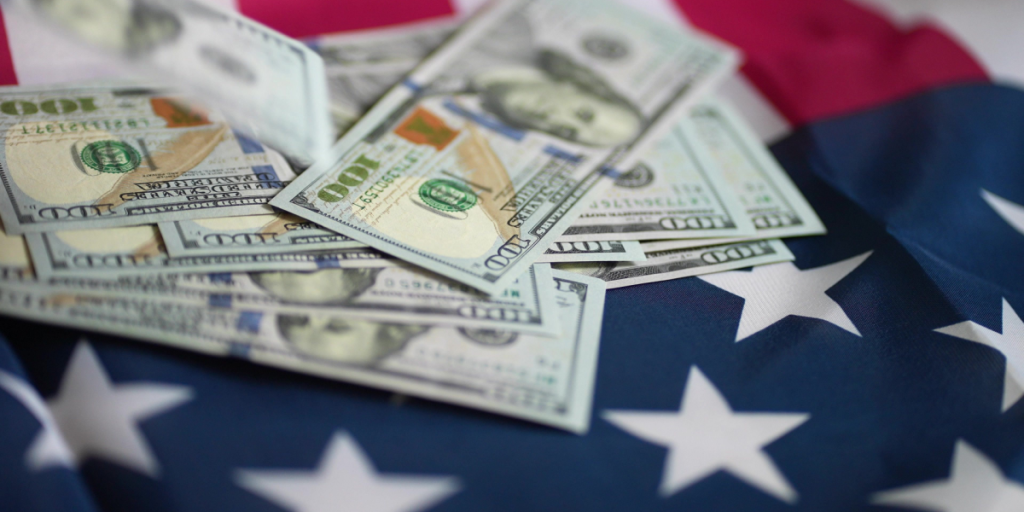 Dollars, USA, concept