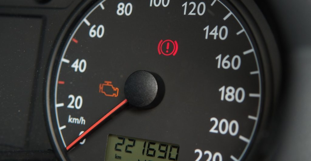 Panel, warning sign car