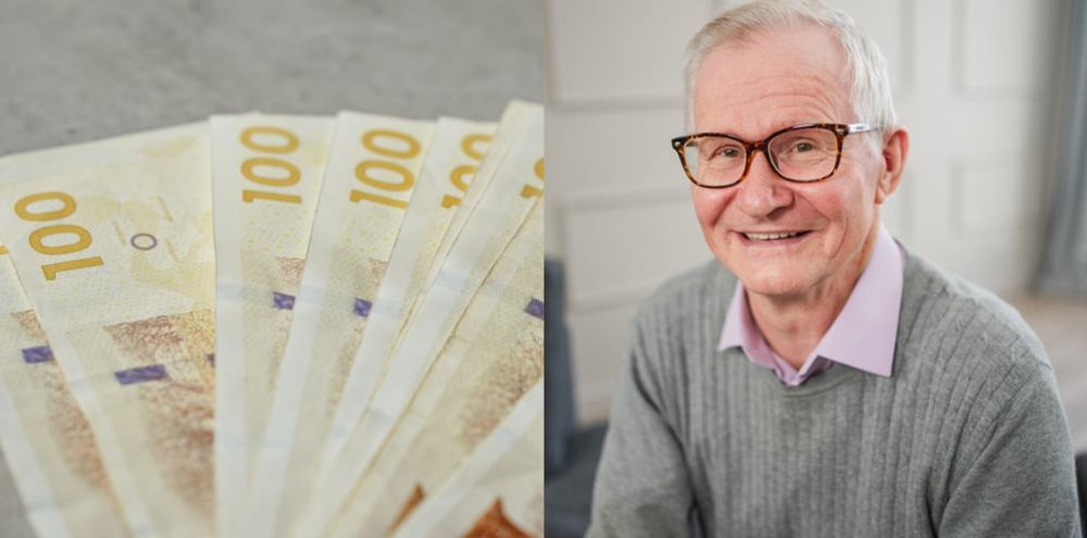 penge, pensionist, money, old man