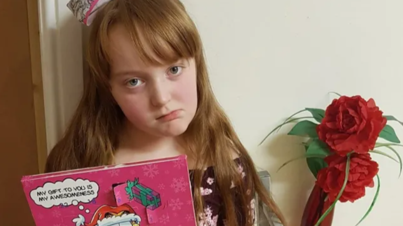 9-årige Alissa spiste julekalender-indhold i flere dage: Så fik hun klam overraskelse