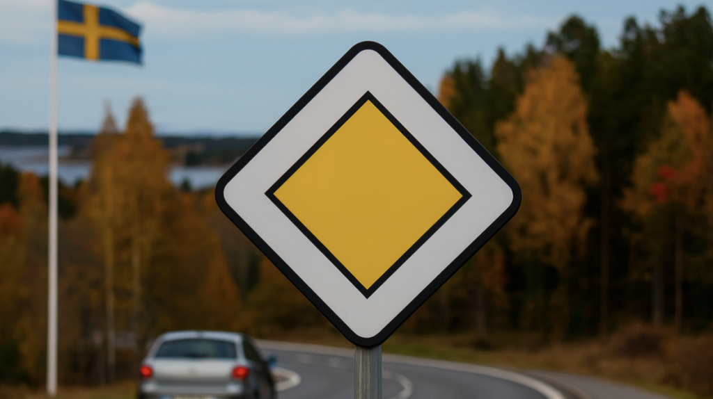 Många svenskar känner inte till skylten på bilden. Ett misstag kan kosta dig 3.000 kronor.