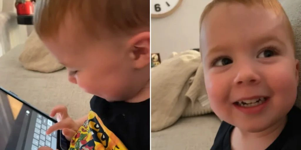 Far fanger 3-årig med iPad: Så opdager han noget ingen havde forudset