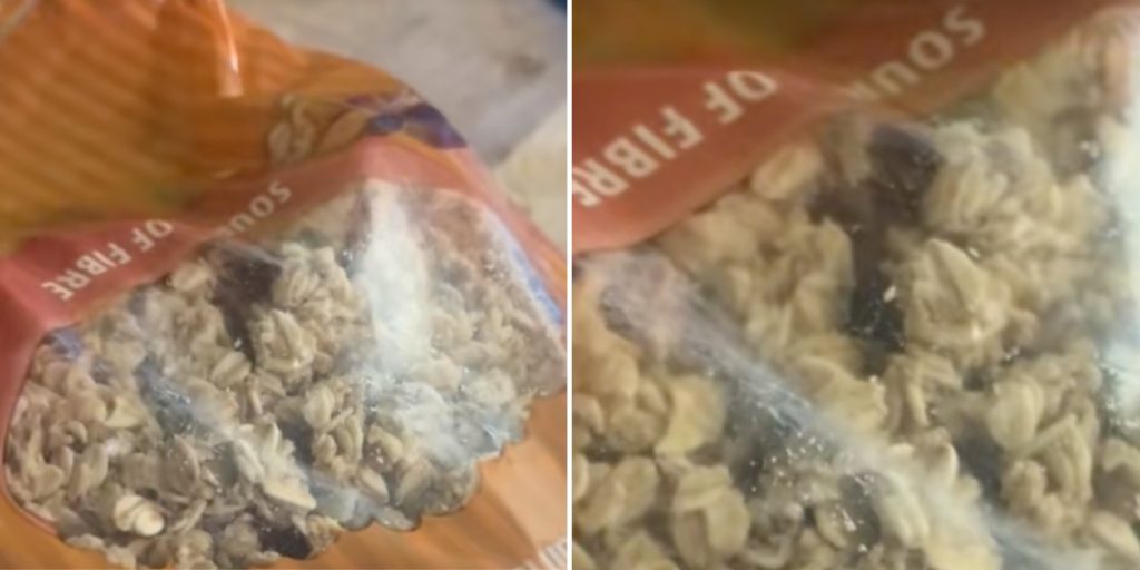 Kvinde hører noget ‘rasle’ i pose med granola: Hun får et chok over, hvad der er indeni