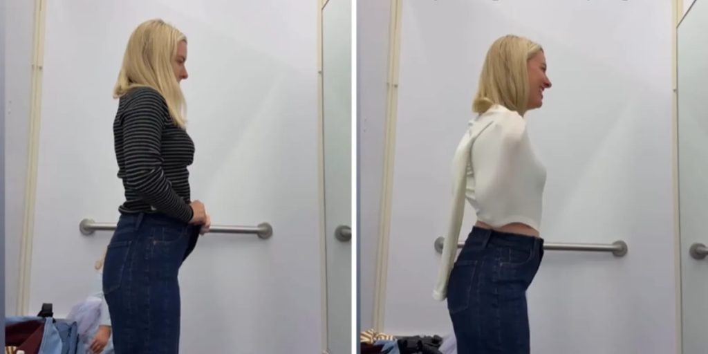 Mor er nødt til at købe nyt tøj efter graviditet: Bryder sammen over, hvad hendes lille datter siger