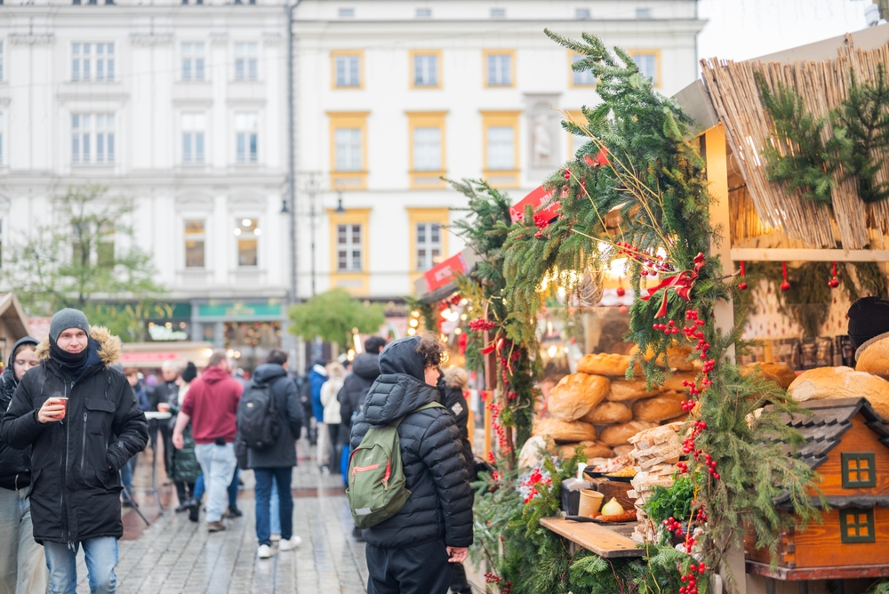 julemarked,grantræ,jul,stemning,