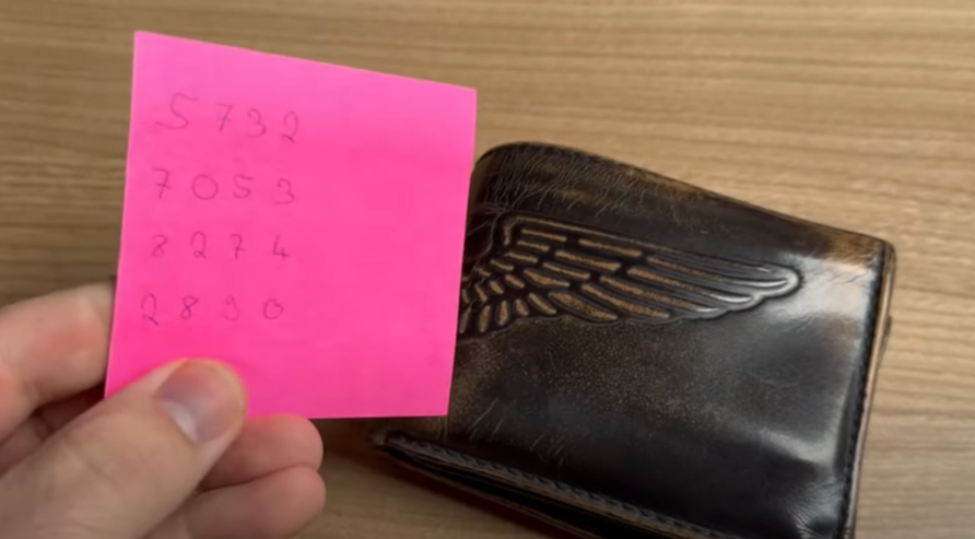 Därför bör du alltid ha en lapp med dina ’koder’ i plånboken