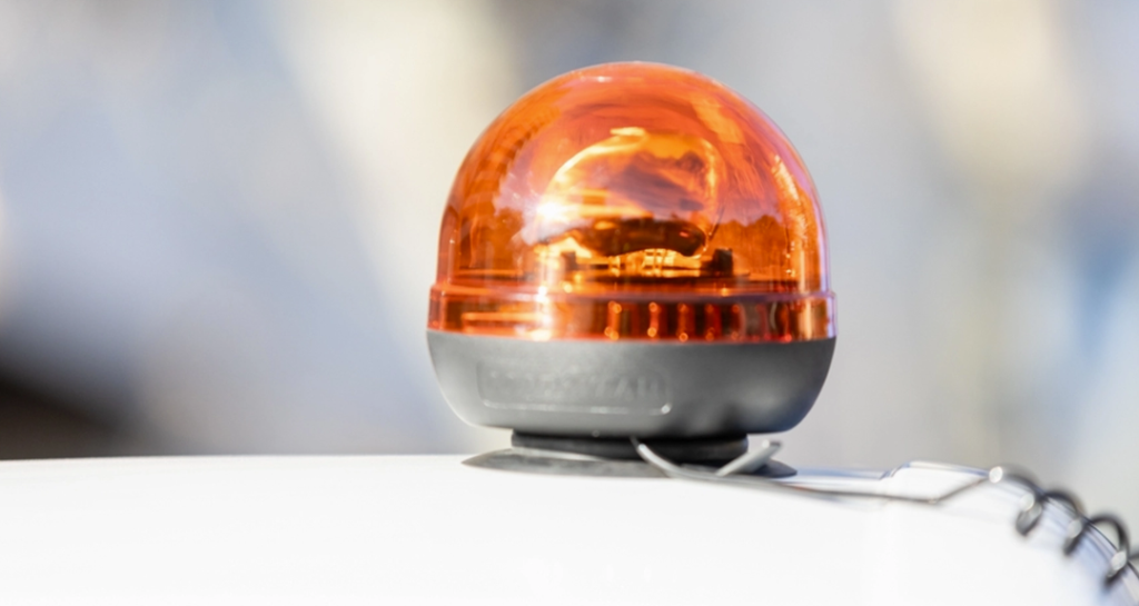 Orange lampe