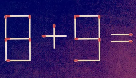 En gåte som måler visdom: Klarer du å løse denne med bare én fyrstikk?