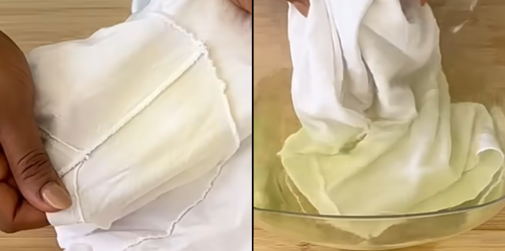 Varken blekmedel eller tvättmedel: Så här får du bort gula fläckar från vitt tyg