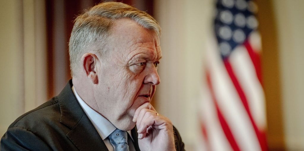 Klar i spyttet: Lars Løkke sender direkte stikpille til USA og Trump